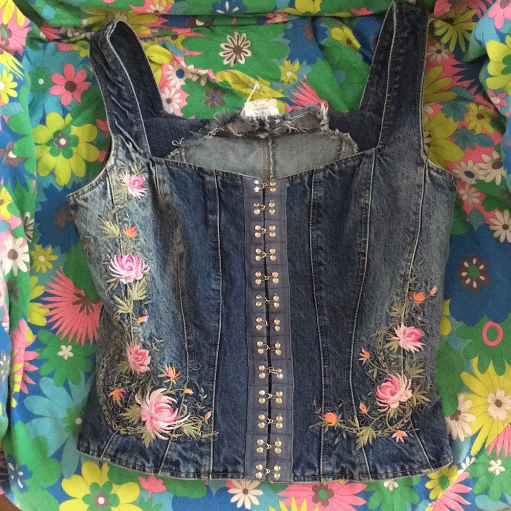 Vertigo Paris denim corset S